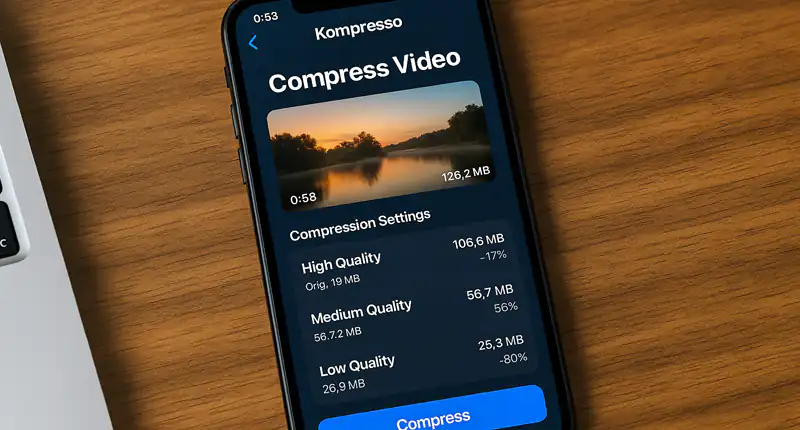Vuoi comprimere video su iPhone