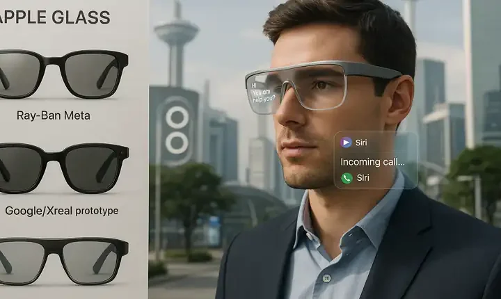 Apple Glass Gli Occhiali con AI che Sfideranno Meta Google e OpenAI nel 2026