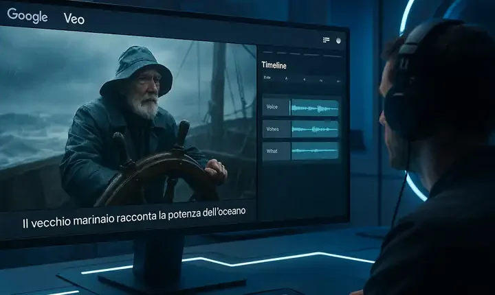 Veo 3 Il Primo Generatore Video AI con Audio Realistico