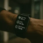 Apple Watch 10 con quadrante attivo su sfondo scuro