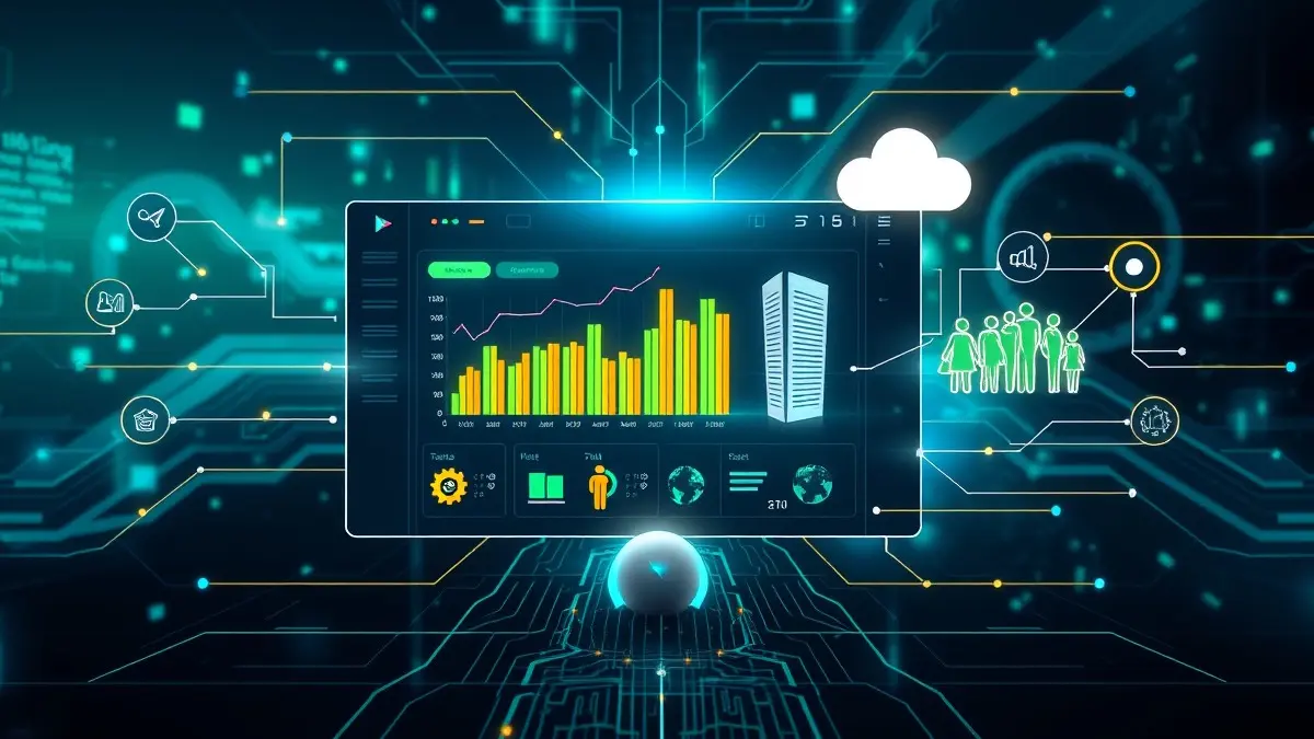 Un cruscotto digitale che mostra grafici e indicatori di performance e conformità