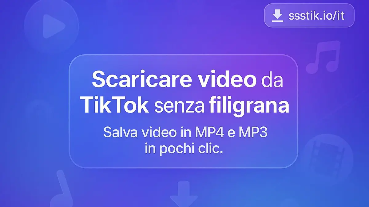 Come Scaricare Video da TikTok Senza Filigrana