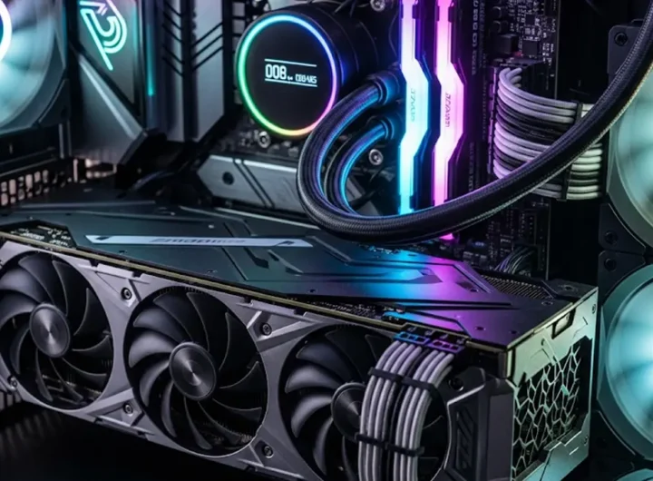 interno di un PC da gaming high-end assemblato con cura