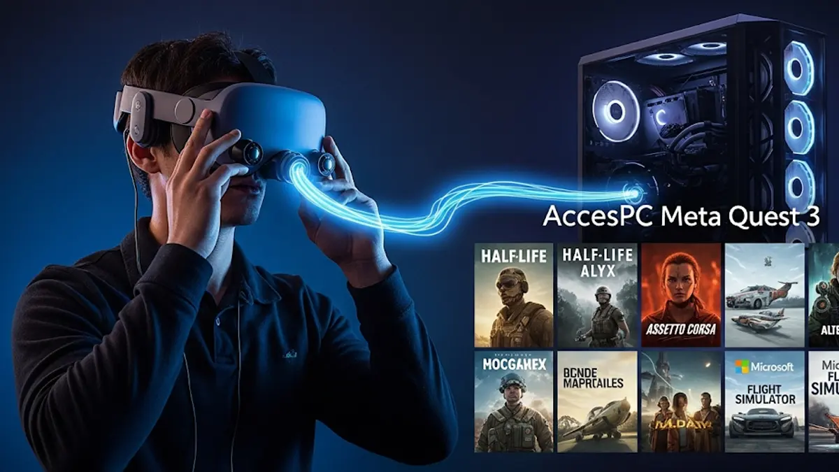 Scopri come collegare il Meta Quest 3 al PC per la VR