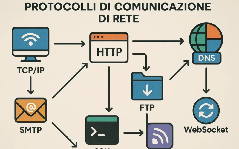Esempio di comunicazione tra client e server via WebSocket