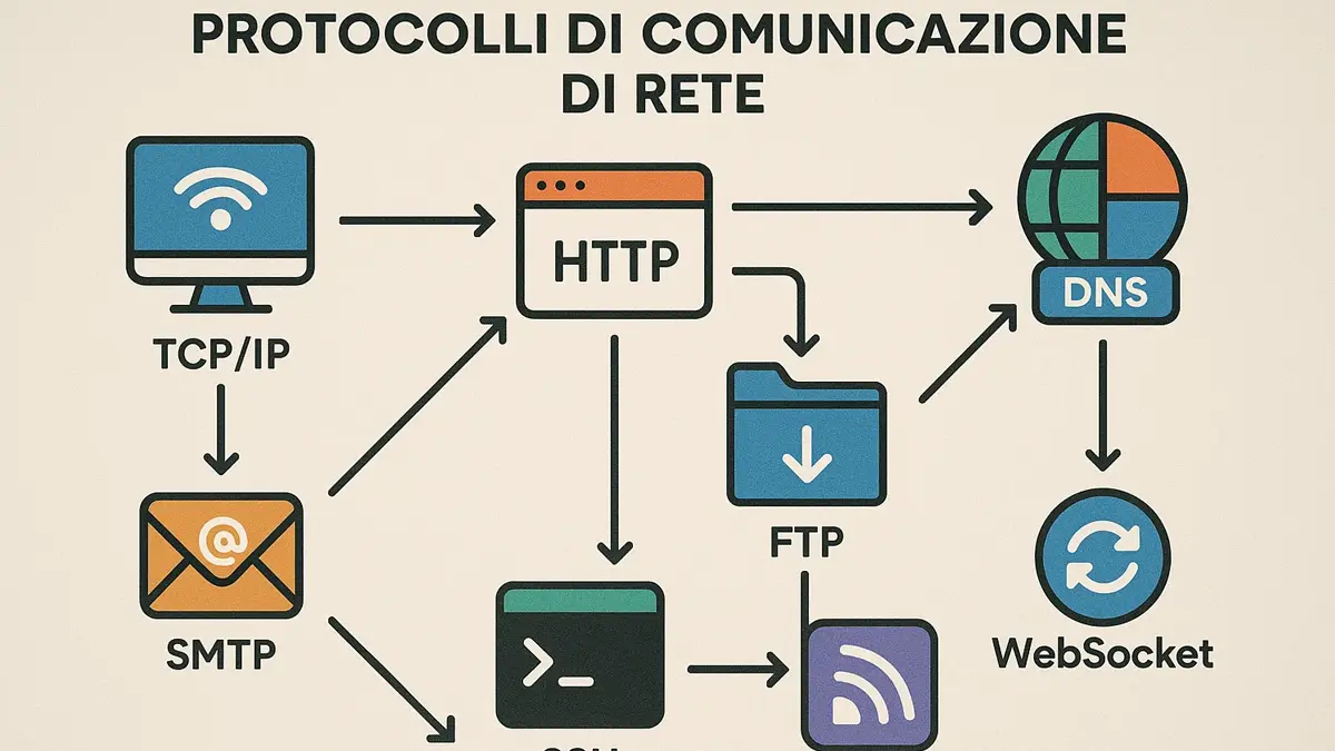Esempio di comunicazione tra client e server via WebSocket
