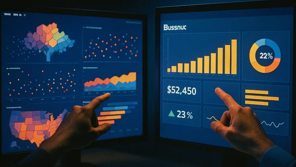 Grafico a barre interattivo con colori Tableau e Power BI