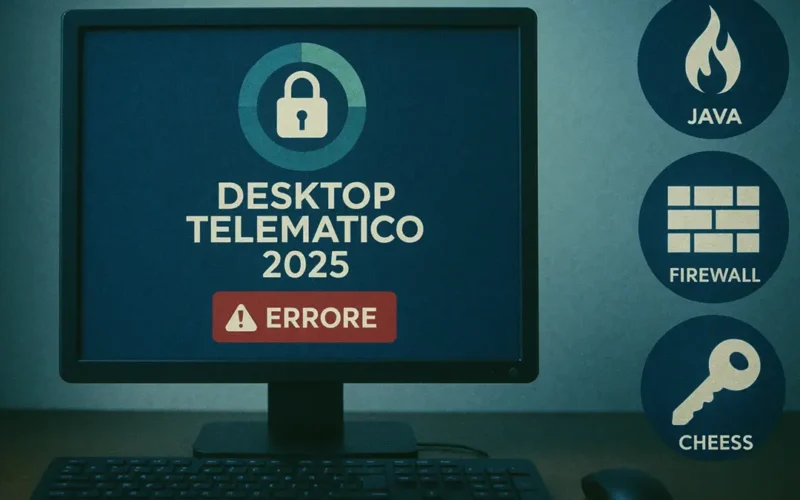Desktop telematico non si aggiorna 2025: soluzioni