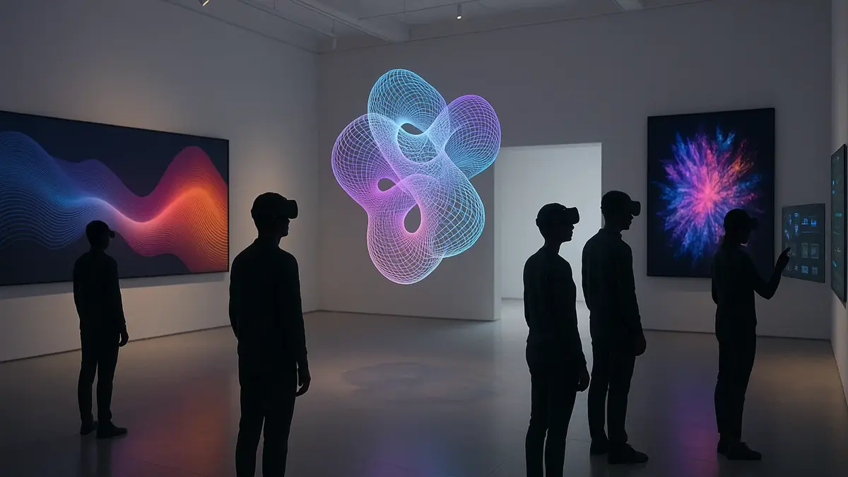 Interfaccia accessibile di museo virtuale con mappa