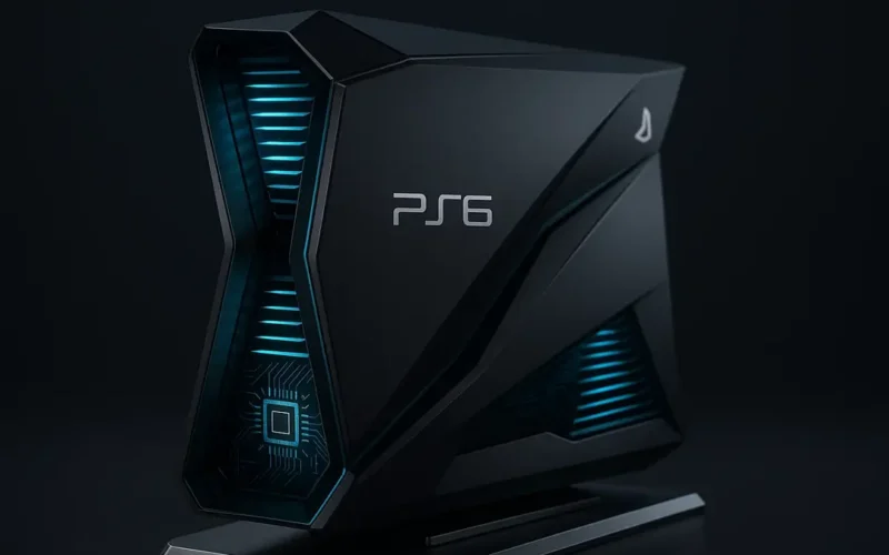 Rendering 3D concettuale della PlayStation 6