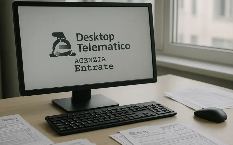 Schermata bloccata del Desktop Telematico