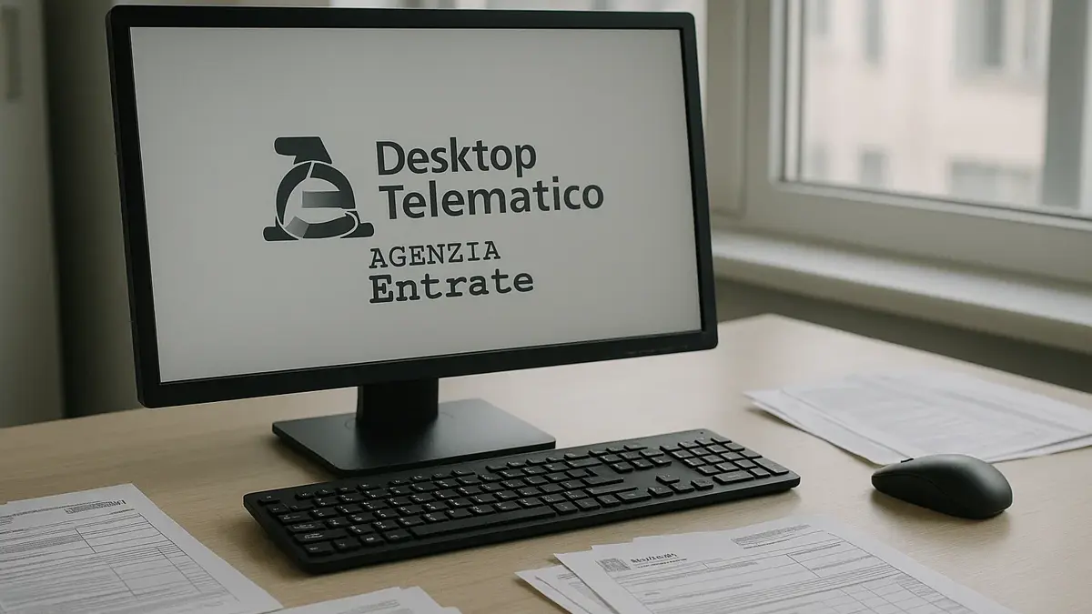 Schermata bloccata del Desktop Telematico
