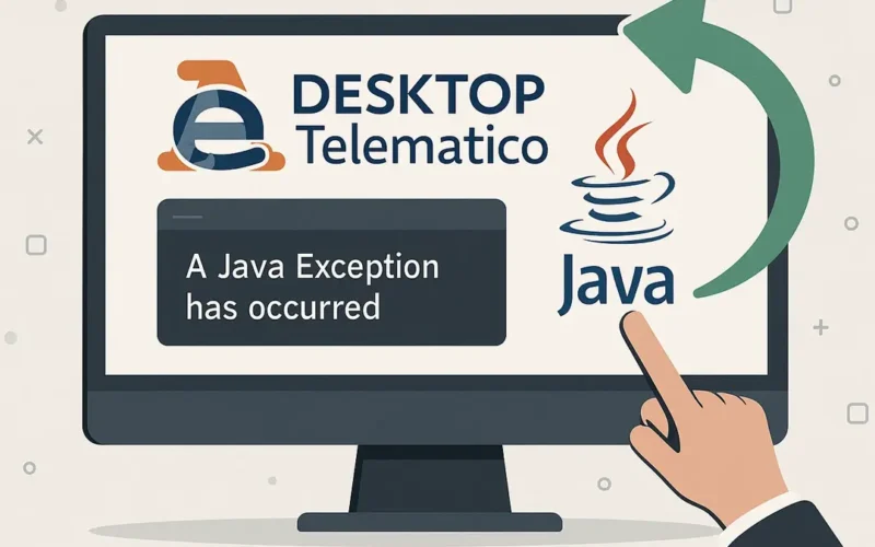 Risolvere gli errori Java su Desktop Telematico