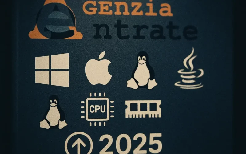 Desktop telematico 2025 aggiornamento requisiti minimi hardware sistema operativo