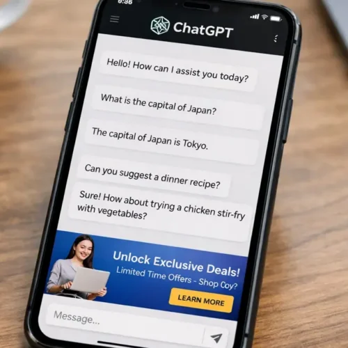 ChatGPT gratuito introduce annunci pubblicitari negli USA