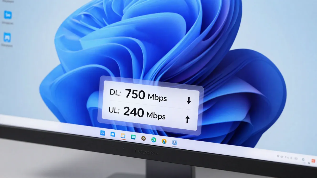 windows-11-test-velocita-rete-barra-applicazioni