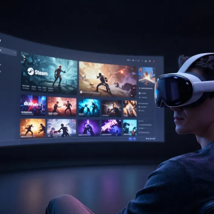 Steam Link su Apple Vision Pro: come attivare lo streaming 4K nella nuova beta 2D