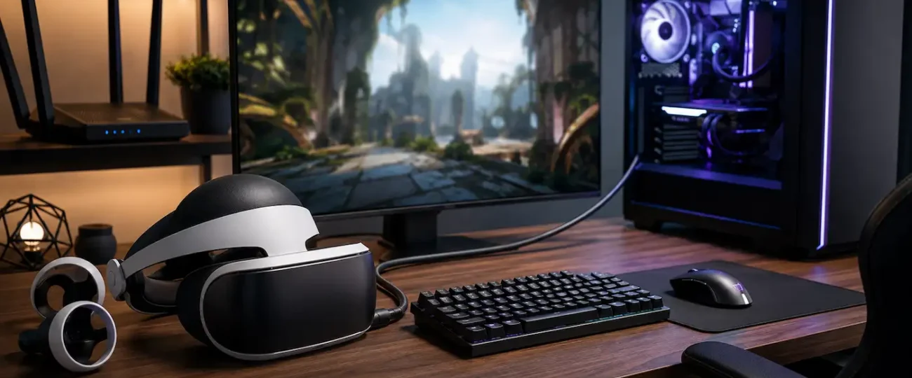Guida Completa a Meta Quest su PC: Come Collegare il Visore tramite Cavo Link e Air Link per il PCVR