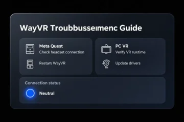 WayVR non mostra il desktop: come risolvere lo schermo nero