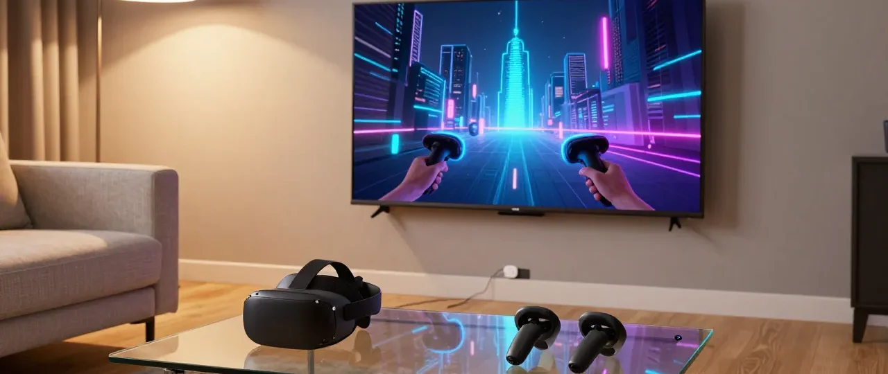 Come trasmettere lo schermo sulla TV (dal visore VR Meta Quest)