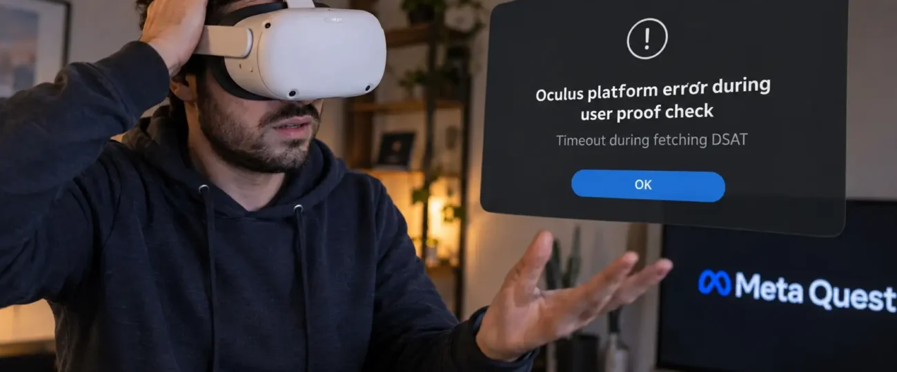 Meta Quest error User Proof Check: cosa significa e come risolverlo